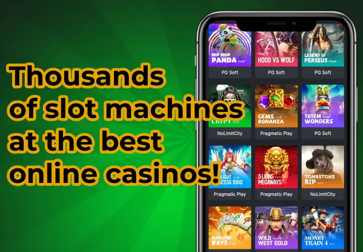 Play the best slots from your smartphone for real money